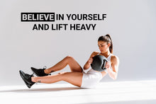 Load image into Gallery viewer, Believe &amp; Achieve: Fitness Motivation Wall Decal - Decords
