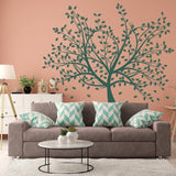 Birch Grove Wall Decal: Nature-Inspired Vinyl Sticker for a Serene Space - Decords