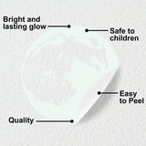 Celestial Glow: 3D Moon and Star Wall Sticker Set - Decords