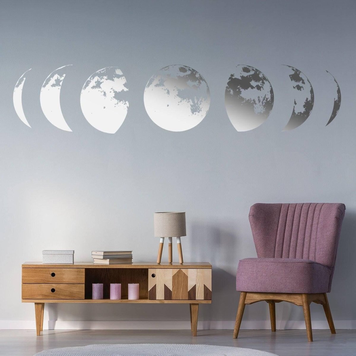 Celestial Phases Wall Art Decal - Decords