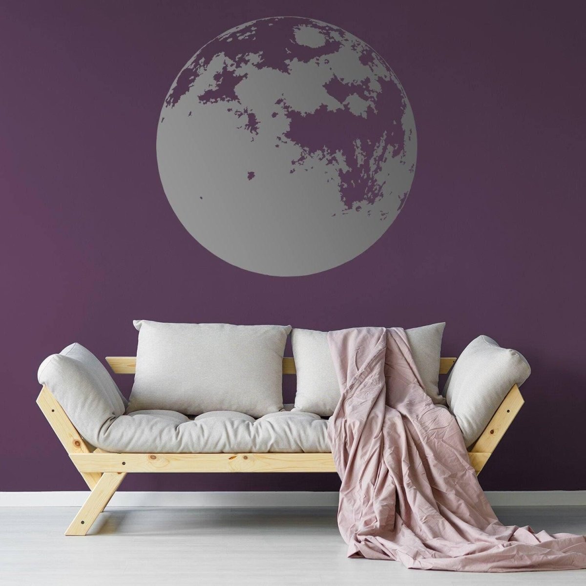 Celestial Wonder: Captivating Moon Phase Wall Decor Decal - Decords
