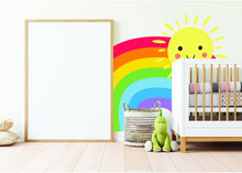 Load image into Gallery viewer, Colorful Rainbow Wall Decal - Vibrant Vinyl Sticker for Nursery and Bedroom Décor - Decords
