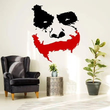 Load image into Gallery viewer, Creepy Clown Vinyl Decal - Joker Grin Wall Sticker - Decords
