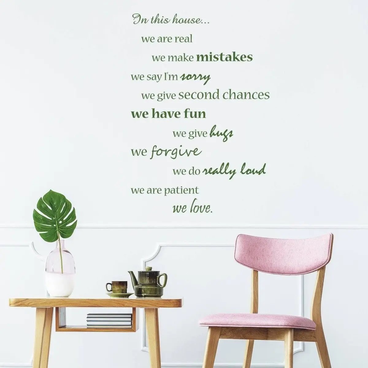 Elegant Home Inspirations Wall Decal - Decords