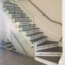 Load image into Gallery viewer, Empowerment Decal - Inspiring Stair Vinyl Sticker - Decords
