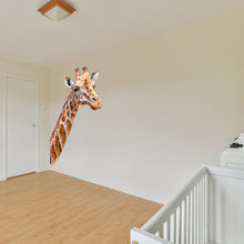 Load image into Gallery viewer, Enchanting Giraffe Wall Decal: Transform Your Child&#39;s Room into a Joyful Safari Scene! - Decords
