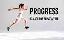 Load image into Gallery viewer, Fitness Motivation Wall Decal: Rep by Rep Progress - Decords
