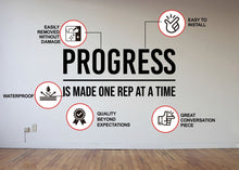Load image into Gallery viewer, Fitness Motivation Wall Decal: Rep by Rep Progress - Decords

