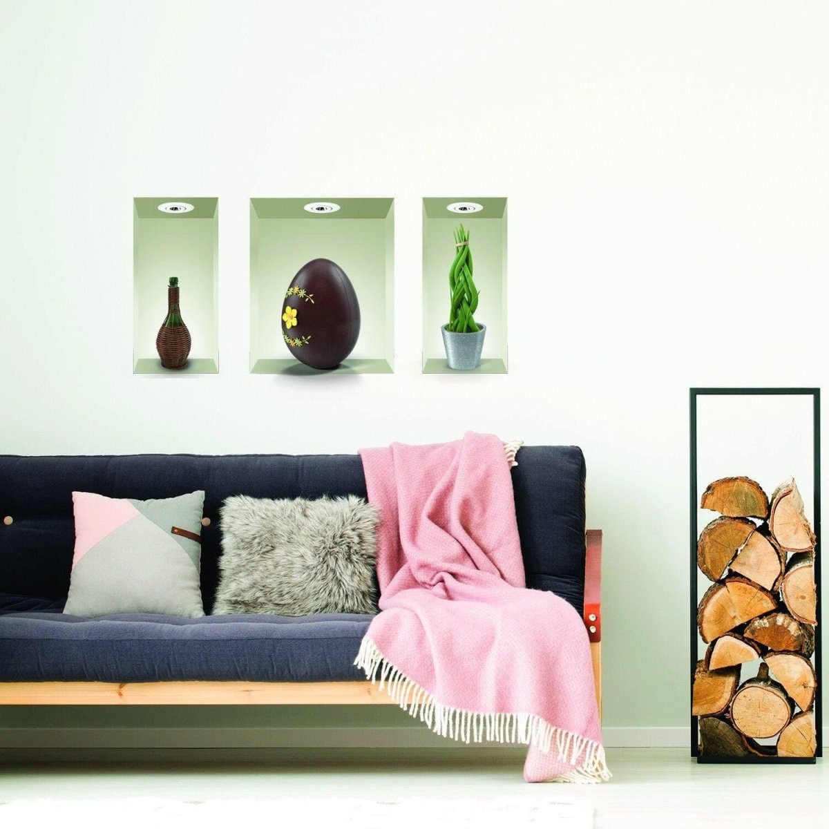 Floral Elegance: 3D Wall Decor Stickers - Decords