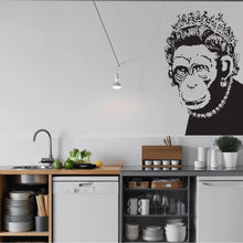 Load image into Gallery viewer, Funny Monkey Queen Vinyl Wall Art Sticker - Decords
