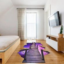 Load image into Gallery viewer, Galactic Bridge Floor Vinyl Decal: Transform Your Space with 3D Wonder - Decords
