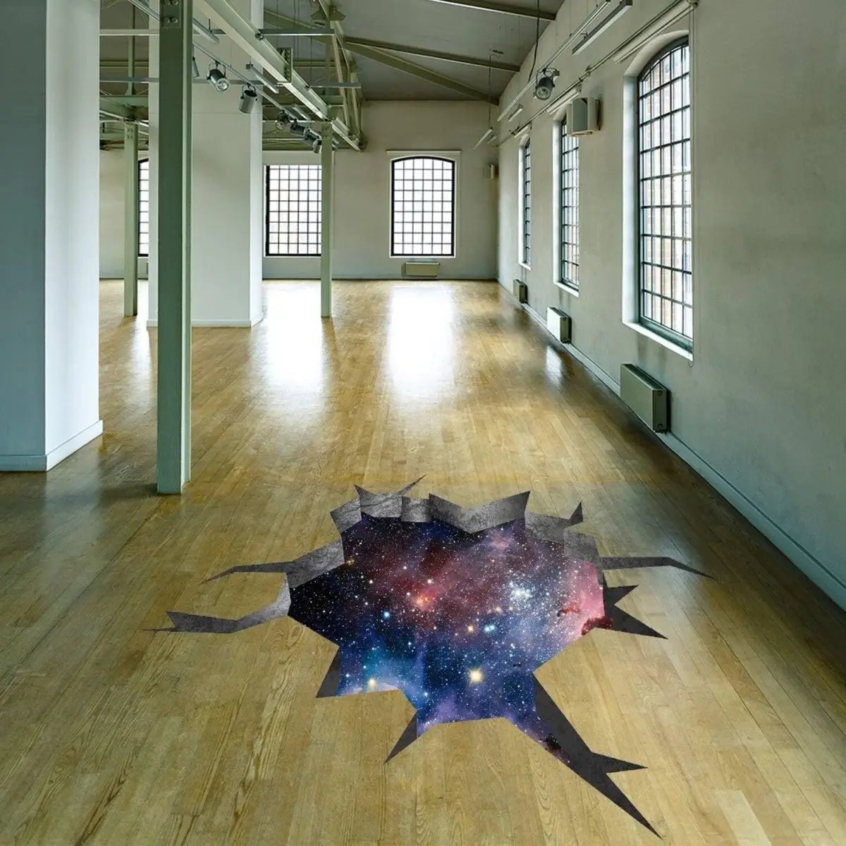 Galactic Illusion 3D Space Wall Sticker - Decords