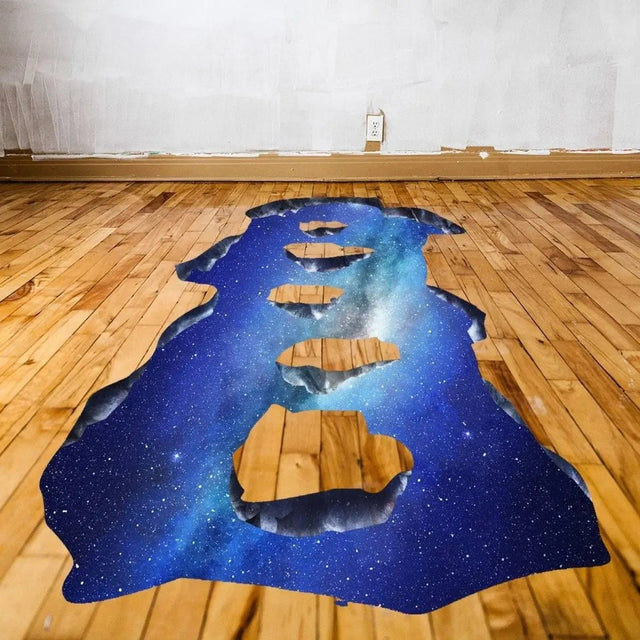 Galactic Skyway Floor Decal - Transform Your Space with a Celestial Journey - Decords