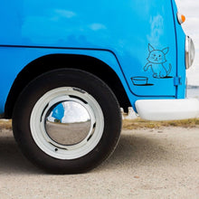 Load image into Gallery viewer, Gasoline Feline Car Vinyl Sticker - Decords
