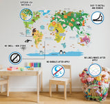 Geographic Wonder Wall Decal - Decords
