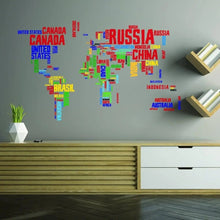 Load image into Gallery viewer, Global Explorer Wall Decal - Premium Vinyl World Map Sticker - Decords
