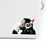 Glowing Monkey Laptop Vinyl Sticker - Decords
