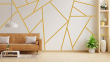 Load image into Gallery viewer, Golden Geometric Elegance Wall Decals - Decords
