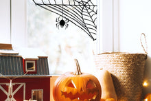 Load image into Gallery viewer, Halloween Spiderweb Corner Decal - Decords
