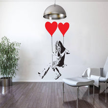 Load image into Gallery viewer, Heart Balloon Wall Sticker - Premium Vinyl Decal for Creative Spaces - Decords
