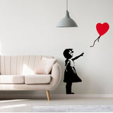 Heartfelt Expression Wall Decal - Elegant Vinyl Balloon Art - Decords