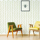 Herringbone Wallpaper Peel and Stick Stickers - Transform Your Space Effortlessly - Decords