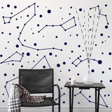 Constellation Stickers Zodiac Wallpaper Sticker - Star Stickers For Wall - 79 x 79 inches (200 x 200 cm)) - Decords