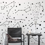 Constellations Vinyl Wall Stickers - Zodiac Star Space Ceiling Art Decals - Decords