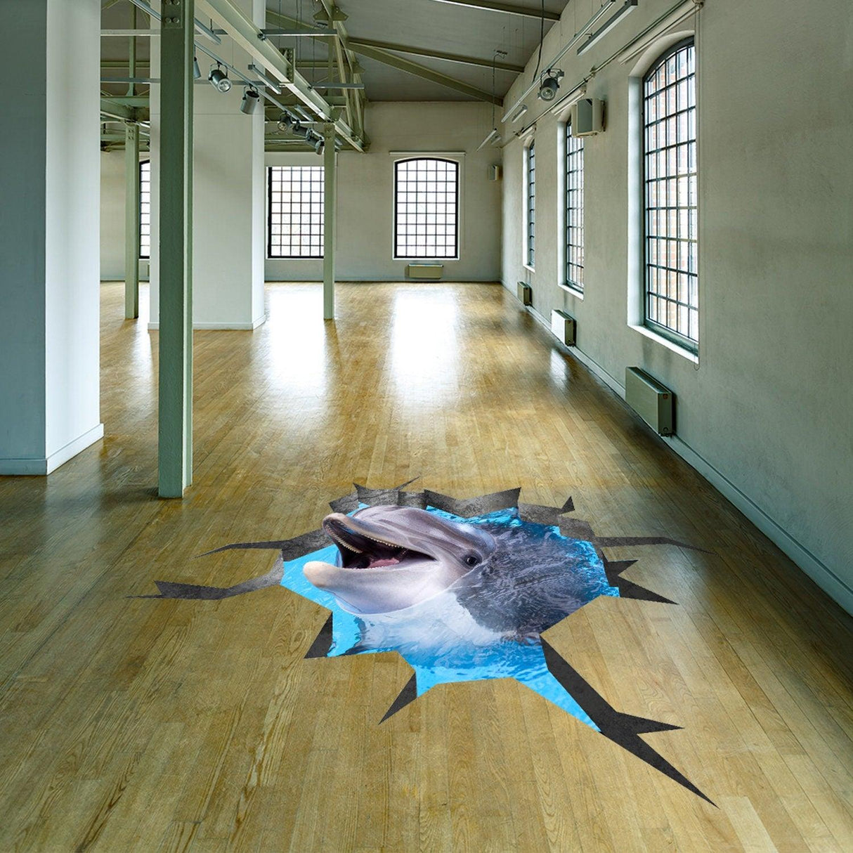 3d Dolphin Stickers For Floor - 3d Floor Dolphin Decals Stickers 3d