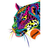 Wild Jaguar Wall Sticker - Cat Animal Art Vinyl Black Panther Decal