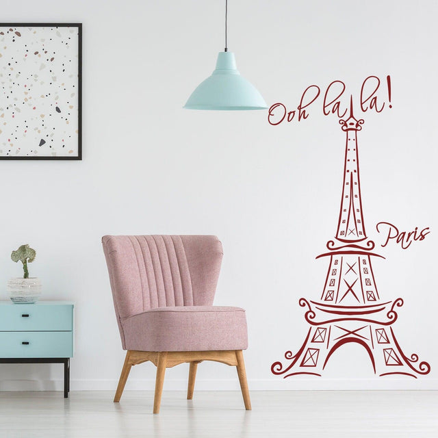 Eiffel Tower Wall Stickers - Paris Vinyl Decal - Decords