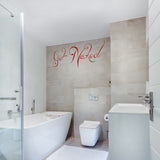 Hankige alasti seina vannitoakleebis – dušivinüülist tsitaat Funny Bath Funny Sexy Decal
