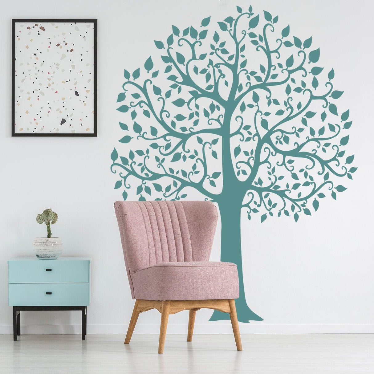 Tree Sticker Decal - Wall Birch Art Vinyl Nursery Stickers