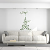 Eiffel Tower Wall Stickers - Paris Vinyl Decal - Decords