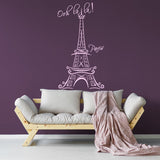 Eiffel Tower Wall Stickers - Paris Vinyl Decal - Decords