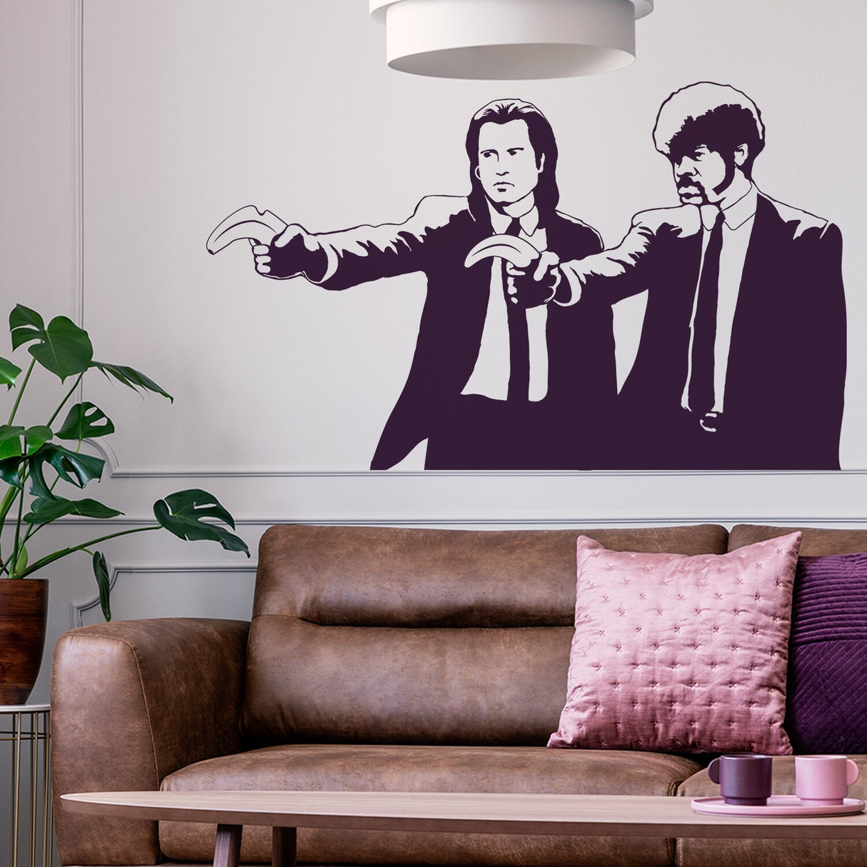Banksy Pulp Fictioni kleebis – seinakunstiga vinüülfilmi Jacksoni popkleebis