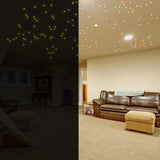 Glowing Vinyl Ceiling Decal Star Map with Color Lines - Glow in the Dark Constellations Sticker