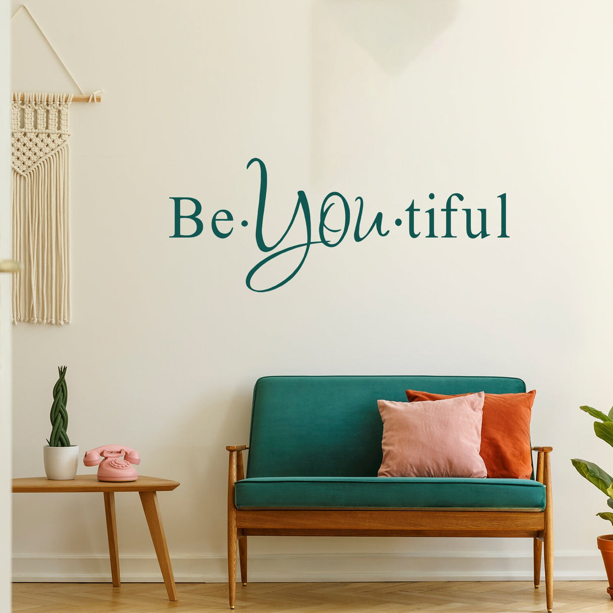 Beautiful Quote Wall Sticker - Be You Own Kind Of Tiful Beyoutiful Art Vinyl Decal