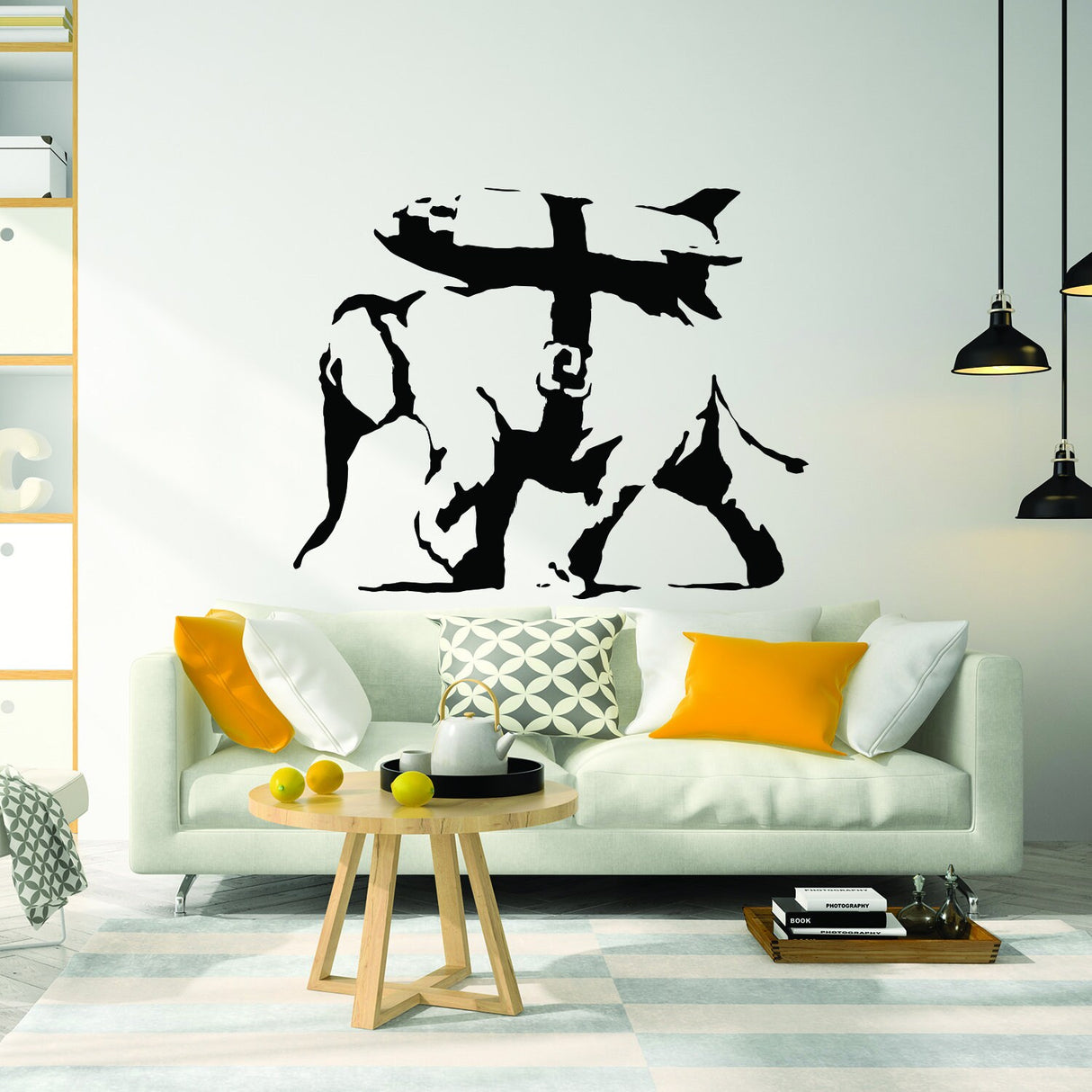 Banksy elevandipommi vinüülkleebis – raskerelvade grafitipommitaja raketikleebis