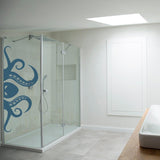 Octopus Tentacle Vinyl Wall Art Sticker - Bathroom Ocean Giant Sea Animal Lover Decor Die Cut Decal