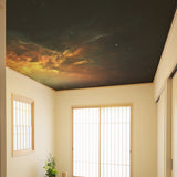Space Theme Ceiling Vinyl Sticker - Star The Universe Galaxy Art Decor Nursery Planet Bedroom Decal