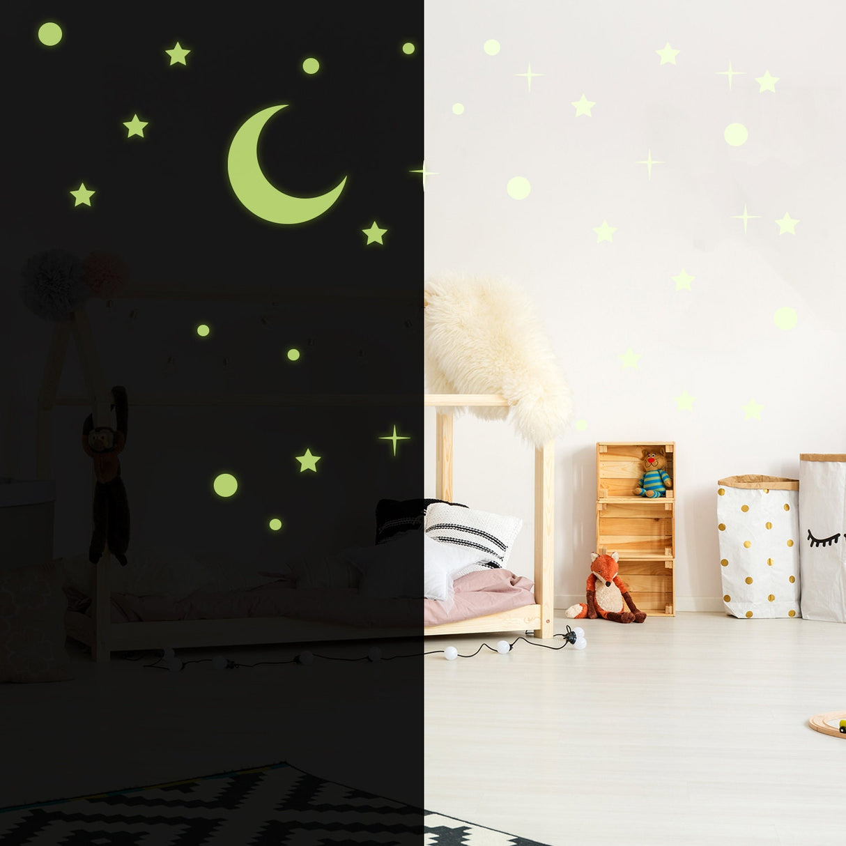 Glowing Ceiling Stickers- Starry Sky Wall Decal
