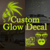 Custom Glowing Vinyl Wall Decal - Customised Glow in Dark Ceiling Sticker