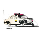 Police Car Wall Vinyl Sticker - Officer Art  Mural Decal Label