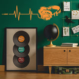 Headphone Vinyl Wall Sticker - Music Art Dj Diecut Weatherproof Decal