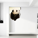 3d Art Animal Hole In Wall Sticker - Vinyl Decor Broken Illusion Peel And Stick Decal