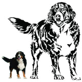 Custom Wall Decal Of Your Pet - Personalized Dog Lover Portrait Vinyl Sticker Gift Idea