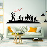 Banksy Businessman Vinyl Wall Sticker - Art Home Decor Cool And Premium Waterproof Decal