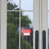 6x Pet Alert Emergency Cling Stickers - Home Door Window Dog Cat Inside Sticker Decal