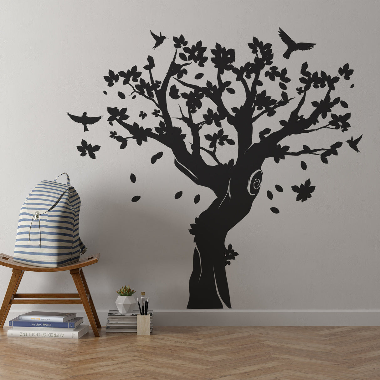 Tree Wall Decal Decor - Large Art Vinyl Sticker For Nursery Kids Room